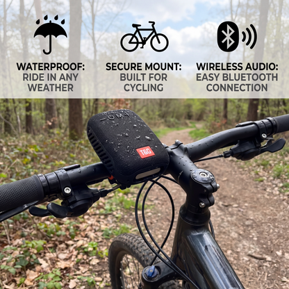 Wireless Bluetooth Speaker – Waterproof & Perfect for Cycling