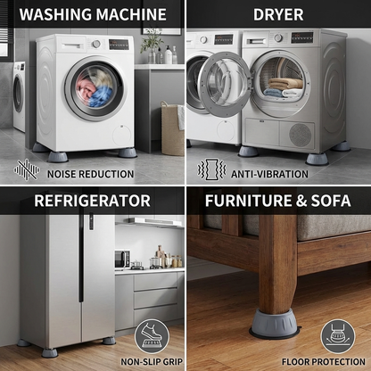 Anti-Vibration Pads for Washing Machine – Non-Slip & Noise Reduction