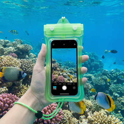 Waterproof Phone Pouch – Clear Touchscreen Case with Lanyard for Beach & Swimming