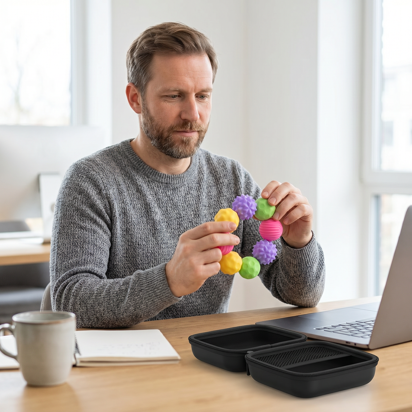 Magnetic Silicone Balls – Sensory Fidget Toy for Stress Relief and Relaxation