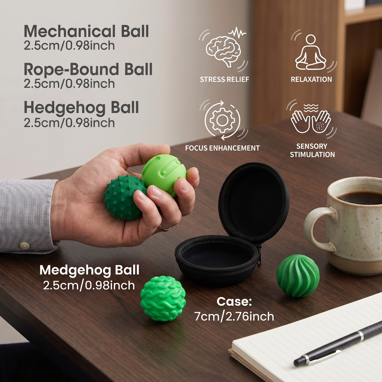 Magnetic Silicone Balls – Sensory Fidget Toy for Stress Relief and Relaxation