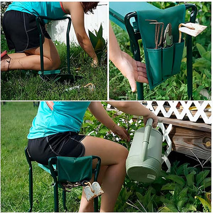 Garden Kneeling Bench with Seat Function