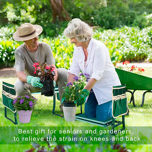 Garden Kneeling Bench with Seat Function