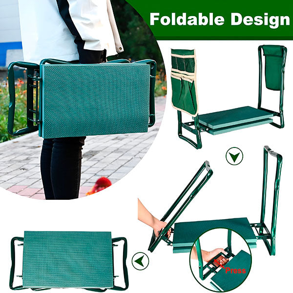 Garden Kneeling Bench with Seat Function