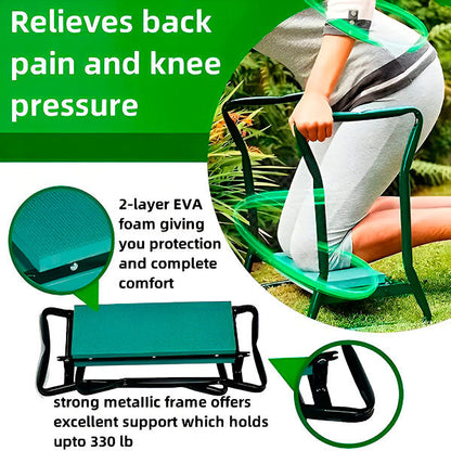 Garden Kneeling Bench with Seat Function