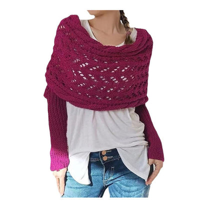 Warm Scarf with Sleeves - Cosy & Stylish