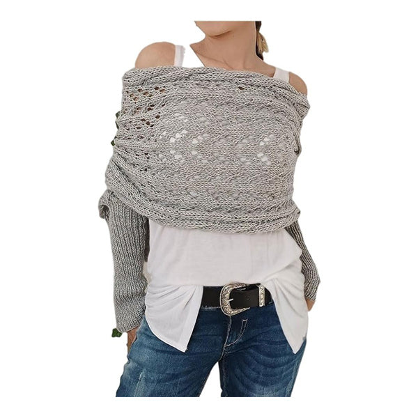 Warm Scarf with Sleeves - Cosy & Stylish