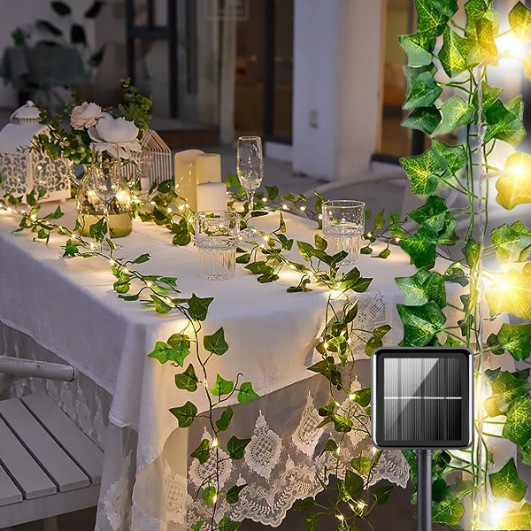 Solar Ivy Fairy Lights for Atmospheric Lighting