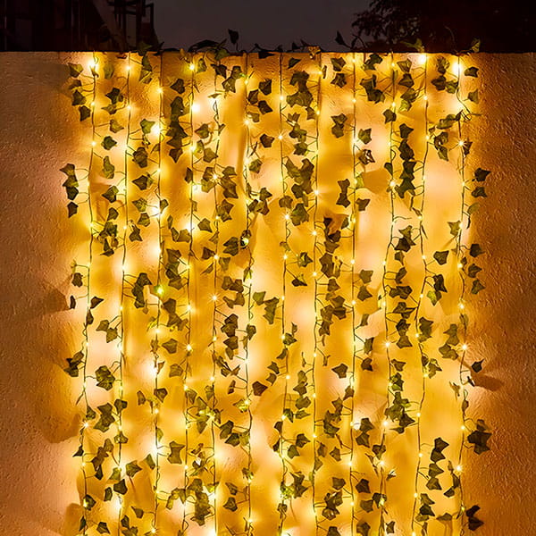 Solar Ivy Fairy Lights for Atmospheric Lighting