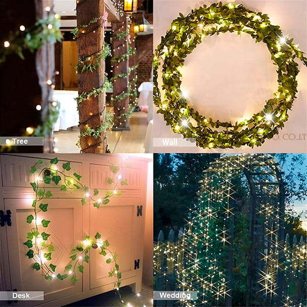 Solar Ivy Fairy Lights for Atmospheric Lighting