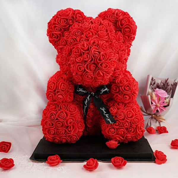 Roses in the Shape of a Bear