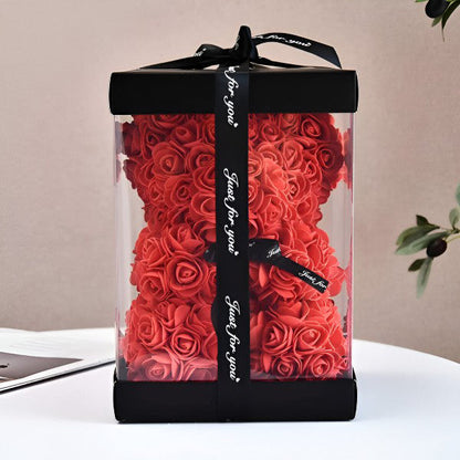 Roses in the Shape of a Bear