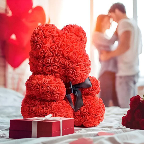 Roses in the Shape of a Bear