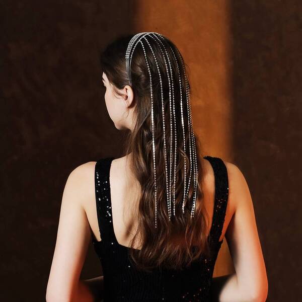 Hair Jewelry with Sparkling Crystals