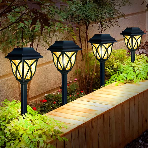 Solar - Powered Led Garden Lights (2 Pcs.)