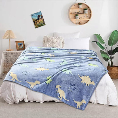 Luminous Blanket with Star Pattern