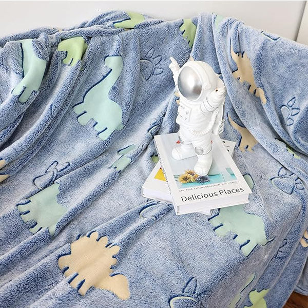 Luminous Blanket with Star Pattern