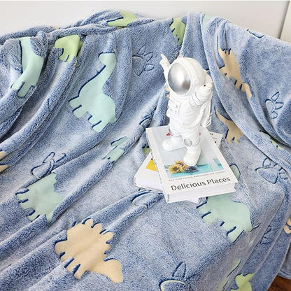 Luminous Blanket with Star Pattern