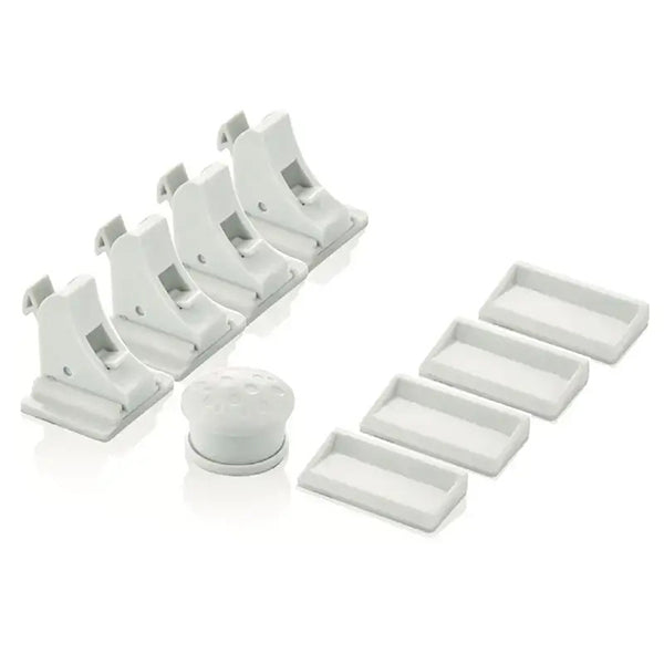 Childproof Cabinet Lock with Magnet (Set of 4)