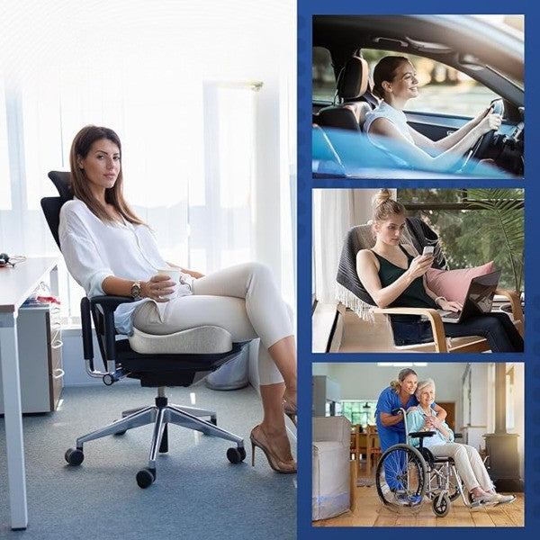 Seat Cushion with Ergonomic Design