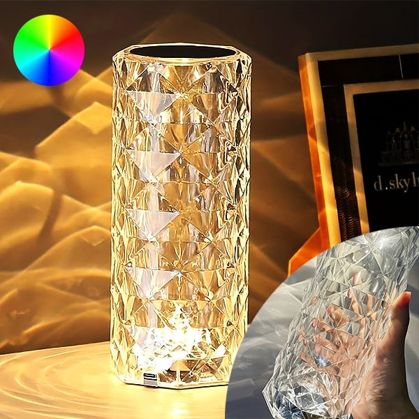 Elegant Crystal Light with 3 Colours