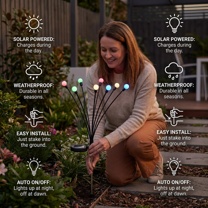 Solar Firefly Garden Lights
