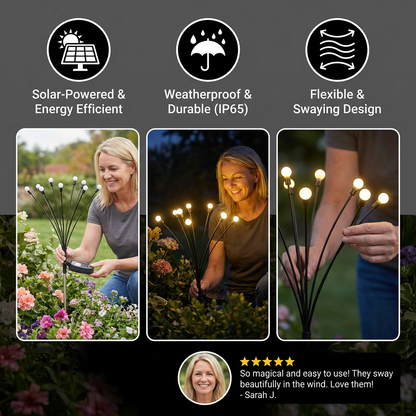 Solar Firefly Garden Lights
