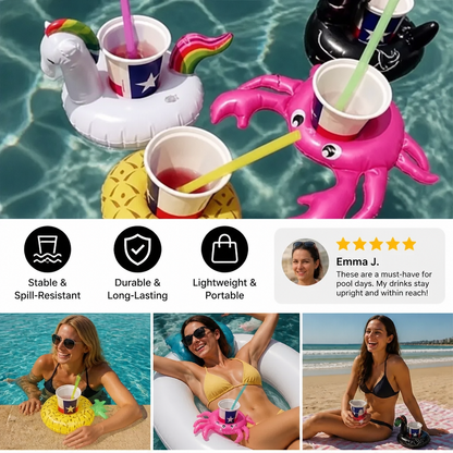 Floating Drink Holders – Practical Coasters for Pool & Beach