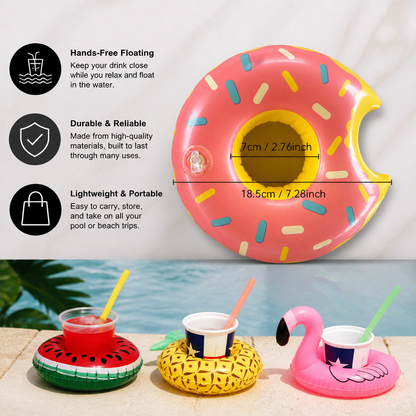 Floating Drink Holders – Practical Coasters for Pool & Beach