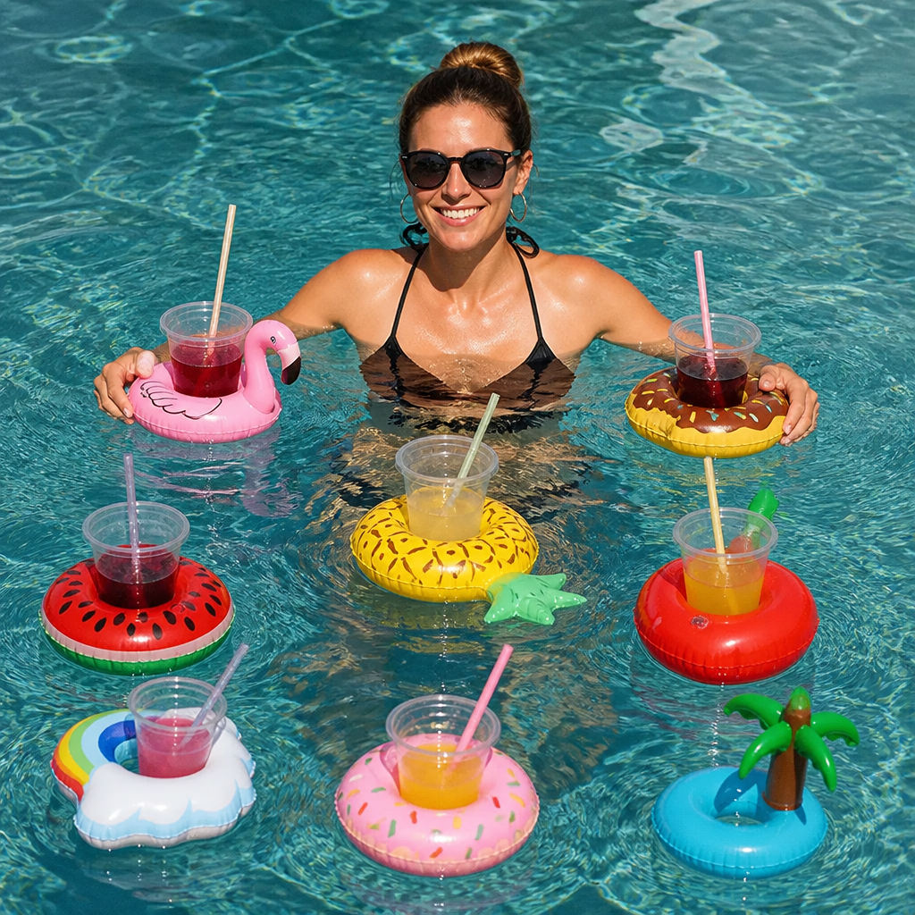 Floating Drink Holders – Practical Coasters for Pool & Beach
