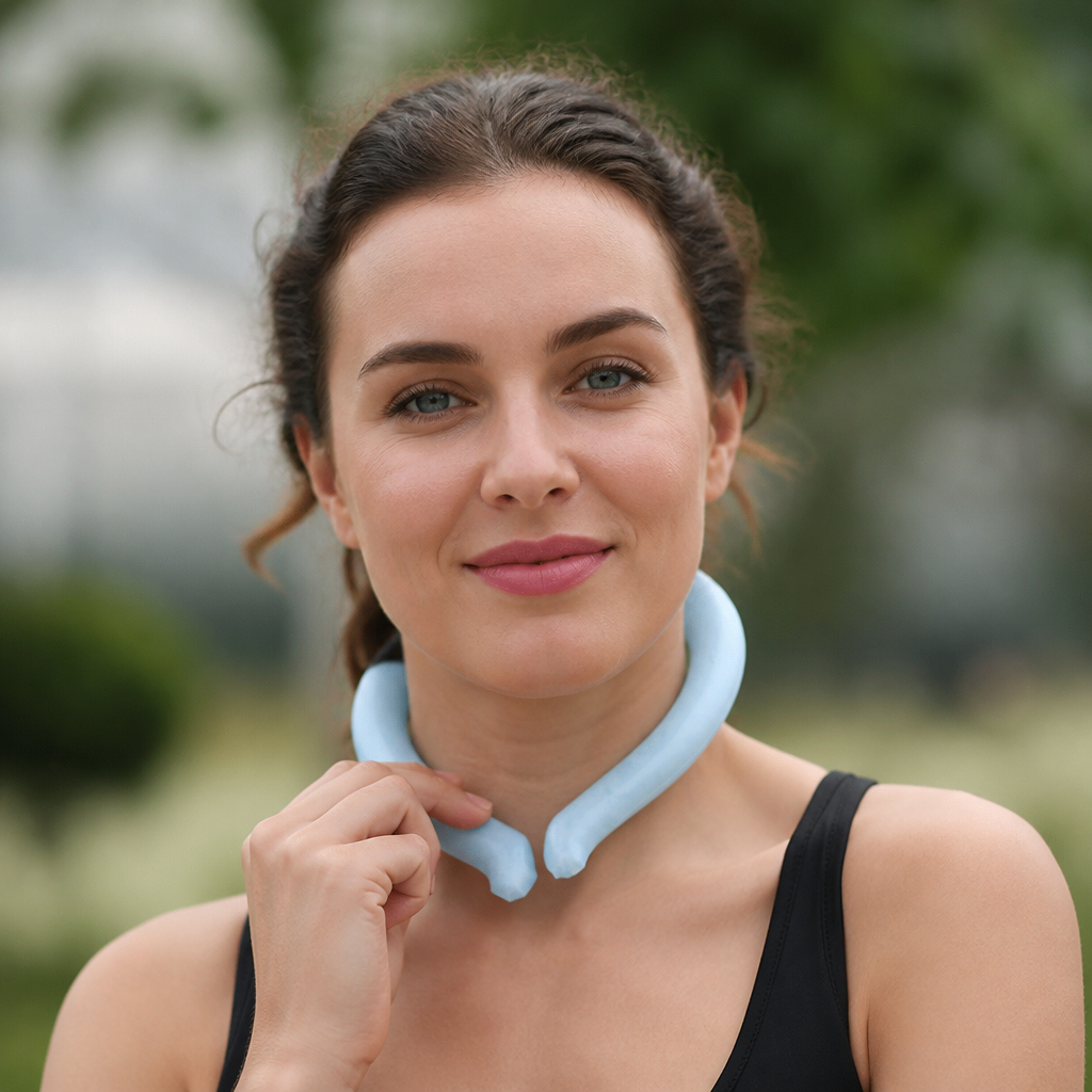 Self-Cooling Neckband – Reusable Cooling Band for Hot Days, Sports & Outdoor Use