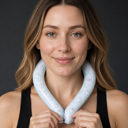 Self-Cooling Neckband – Reusable Cooling Band for Hot Days, Sports & Outdoor Use