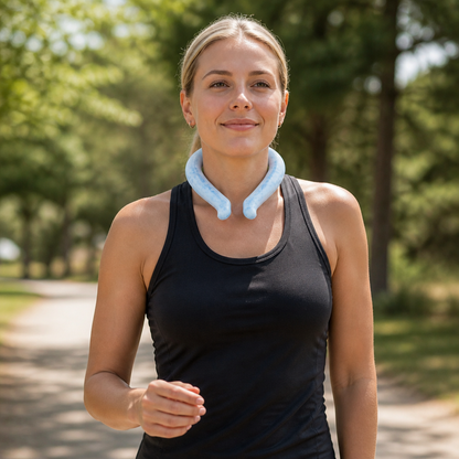 Self-Cooling Neckband – Reusable Cooling Band for Hot Days, Sports & Outdoor Use
