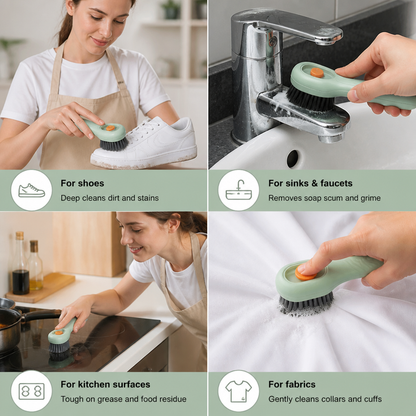 Multifunctional Cleaning Brush – With Integrated Liquid Dispenser for Versatile Applications
