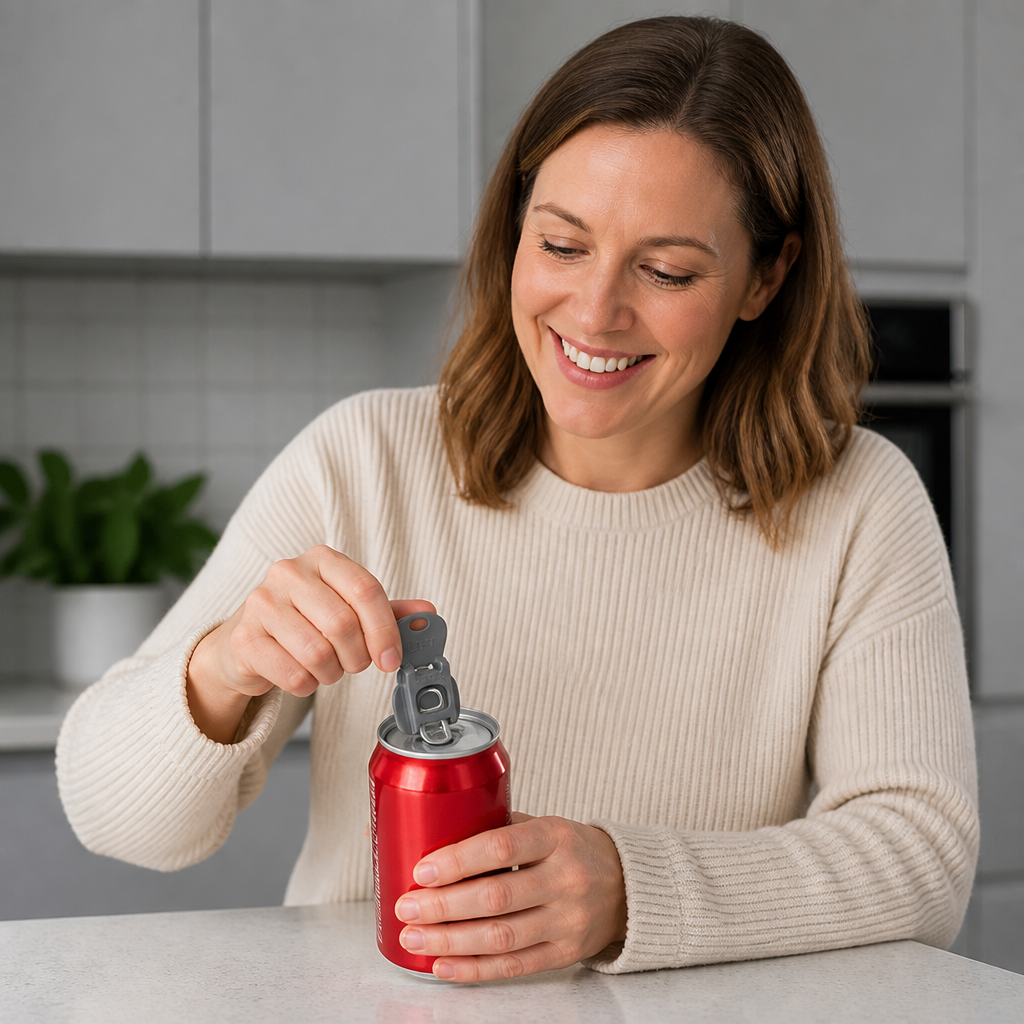 Compact Can Opener – Effortless Opening with Reliable and Dustproof Seal