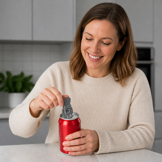 Compact Can Opener – Effortless Opening with Reliable and Dustproof Seal