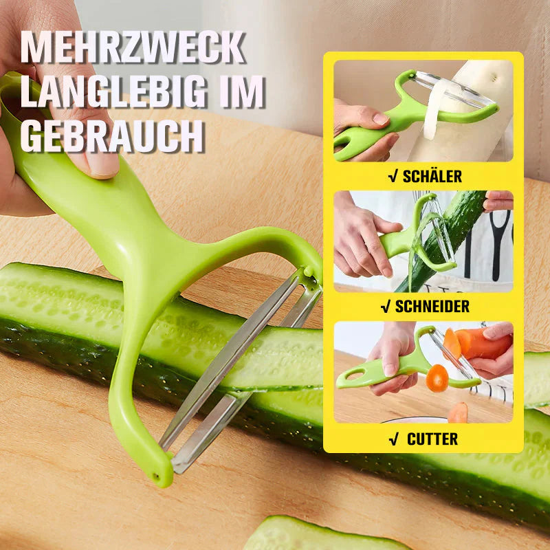 Wide Stainless Steel Peeler for Fruit and Vegetables