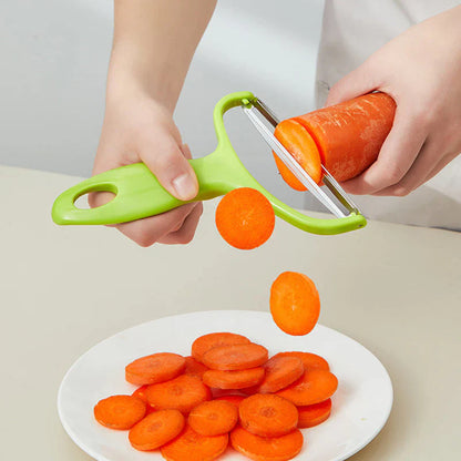 Wide Stainless Steel Peeler for Fruit and Vegetables