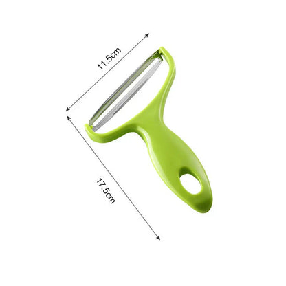 Wide Stainless Steel Peeler for Fruit and Vegetables