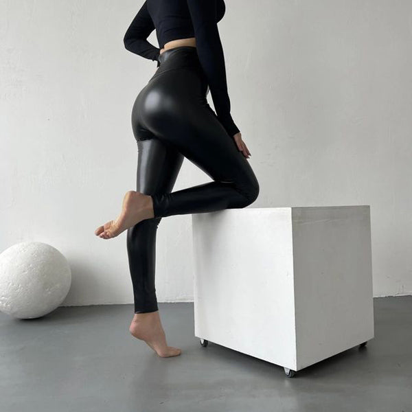 Figurative High - Waist - Leggings