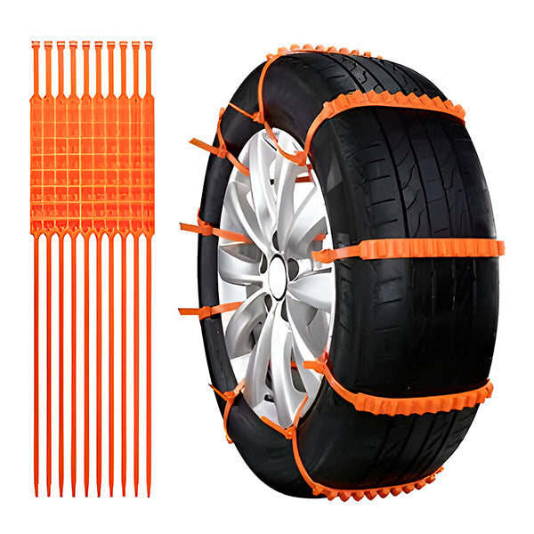 Compact Snow Chains (10 Pieces)