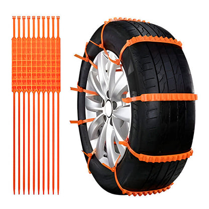 Compact Snow Chains (10 Pieces)