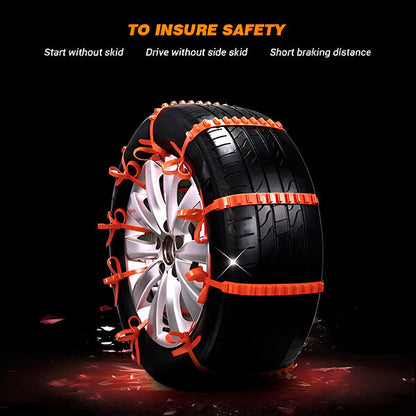 Compact Snow Chains (10 Pieces)