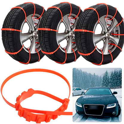 Compact Snow Chains (10 Pieces)
