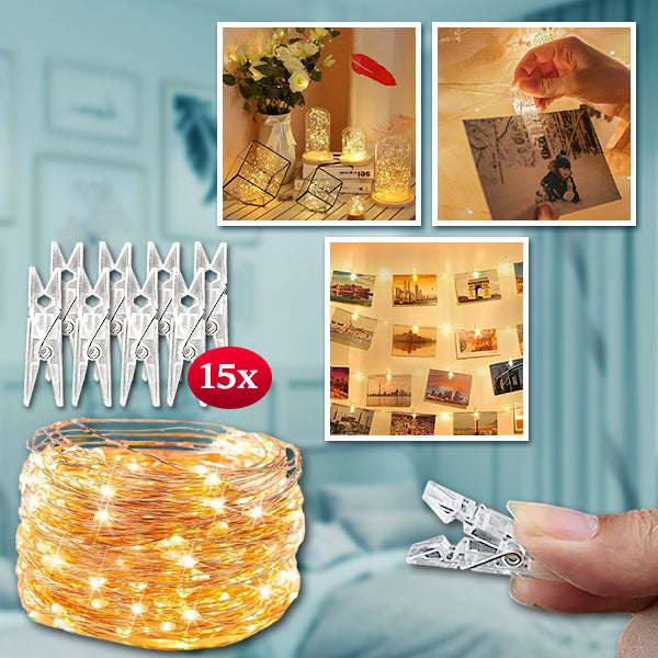 Led Fairy Lights with Clamps