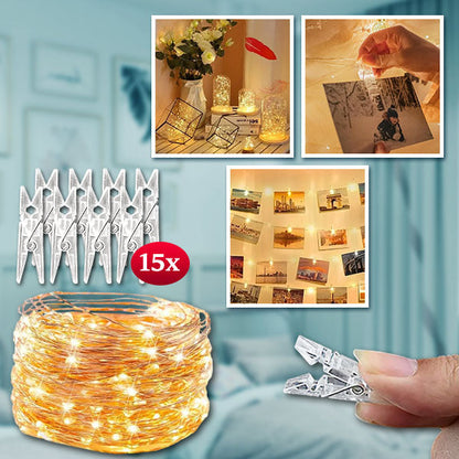 Led Fairy Lights with Clamps