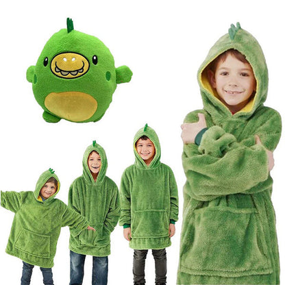 Transformation Cushion with Hoodie & Toy