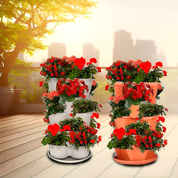 Multi - Height Flower Pots