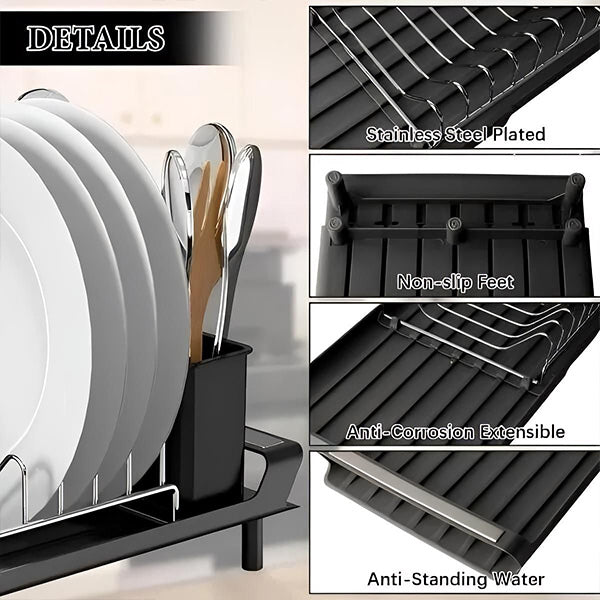 Draining Rack with Pull - Out Elements