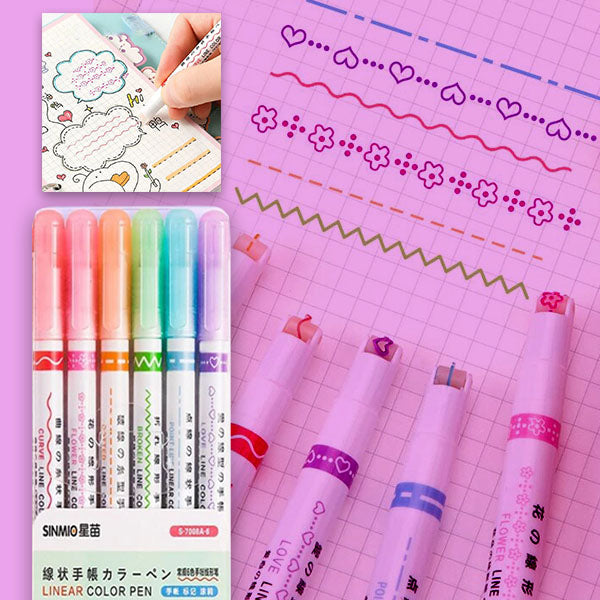High - Quality Markers for Artists (6 Pieces)